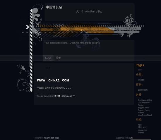 WordPress Navydark模板__主題模板