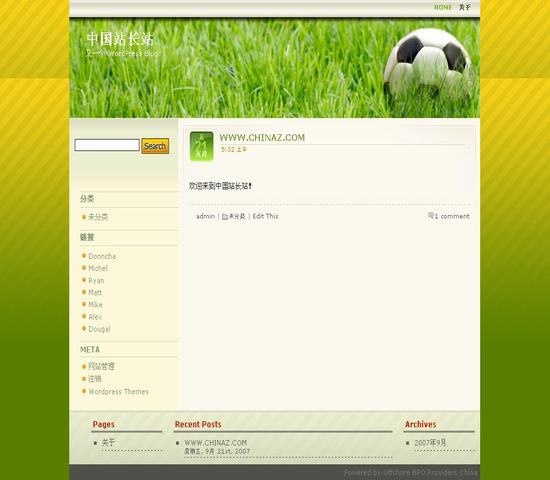 WordPress Soccer_Yunyiwl.com_主題下載插圖