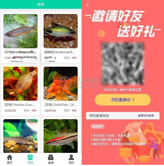 雙語言(中、英)養魚金融投資理財源碼下載_牧場養牛二開插圖1