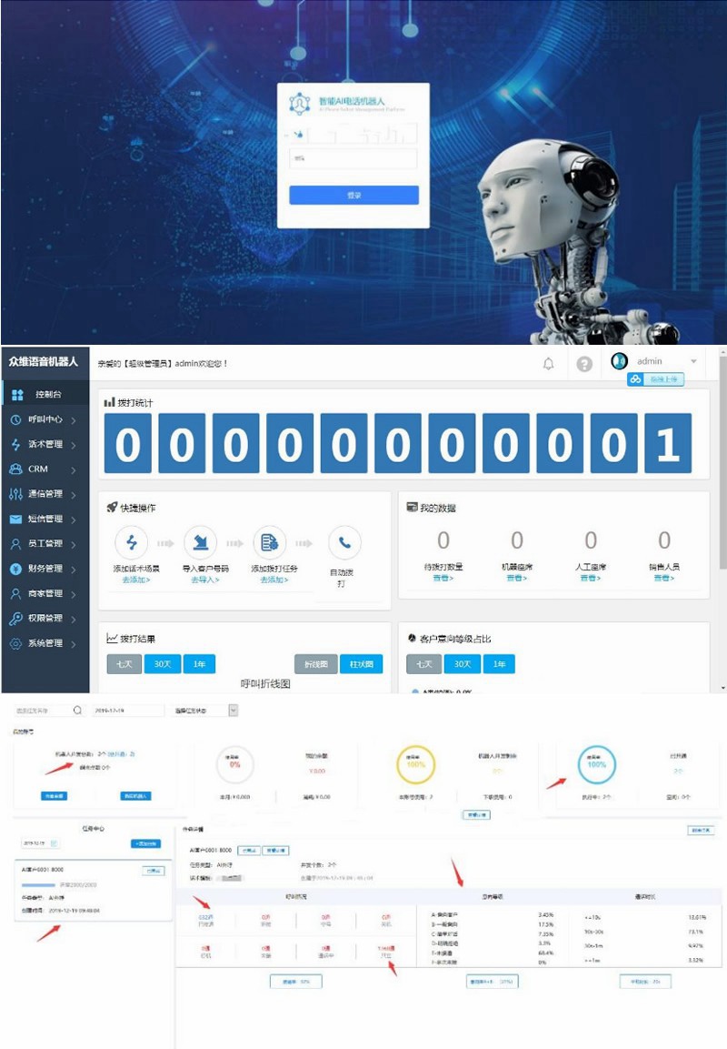 價值4800最新接單運營版電銷語音機器人完整版源碼附安裝教程