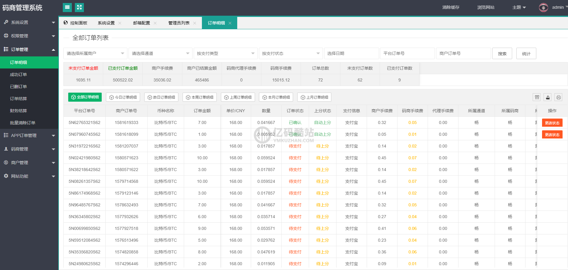 貨幣支付系統源碼下載_碼商C2C管理平臺源碼插圖3