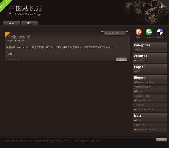 WordPress charcoal模板__主題模板