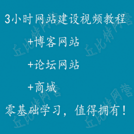 網站開發製作建設視頻教程八講