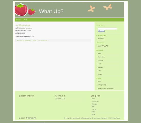 WordPress Strawberrys__主題模板