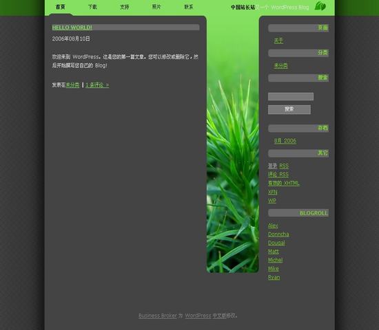 WordPress Greenery_Yunyiwl.com_主題下載插圖