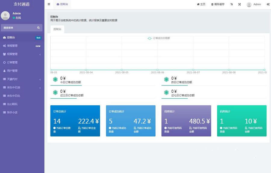 淘寶天貓代付系統/京東油卡卡密系統/聚合支付系統源碼