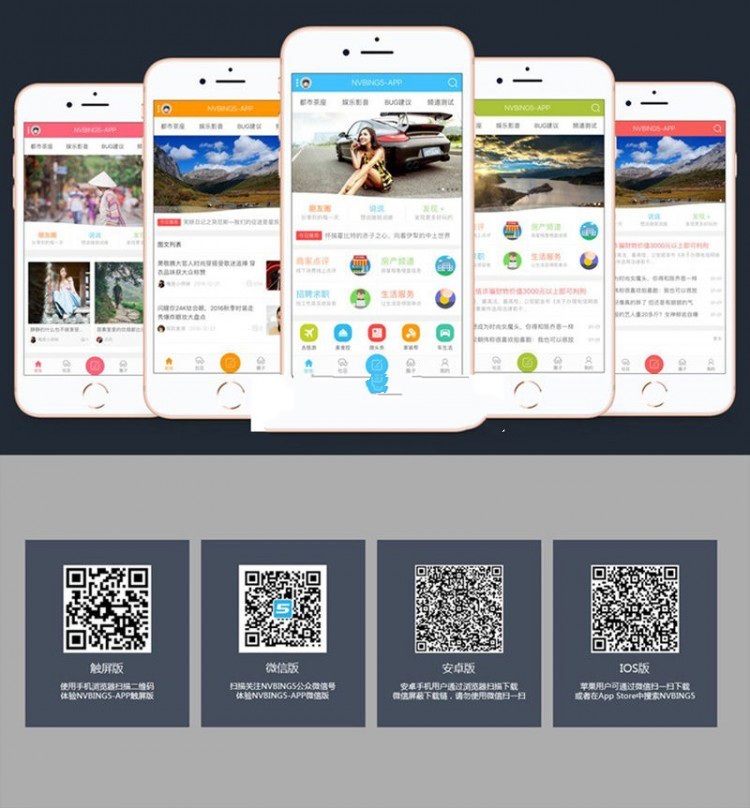 NVBING5-APPDiscuz手機模板