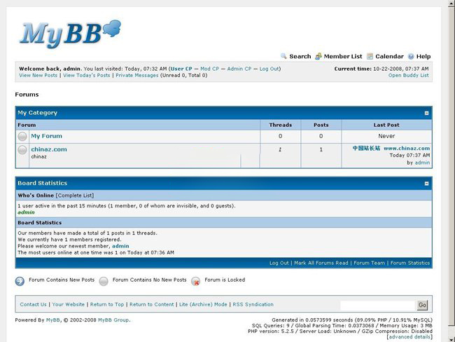 MyBB 國外最好的免費論壇 v1.8.24 英文版