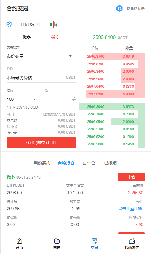 【區塊鏈合約交易所源碼】新幣幣交易所USDT秒合約槓桿C2C法幣交易插圖4