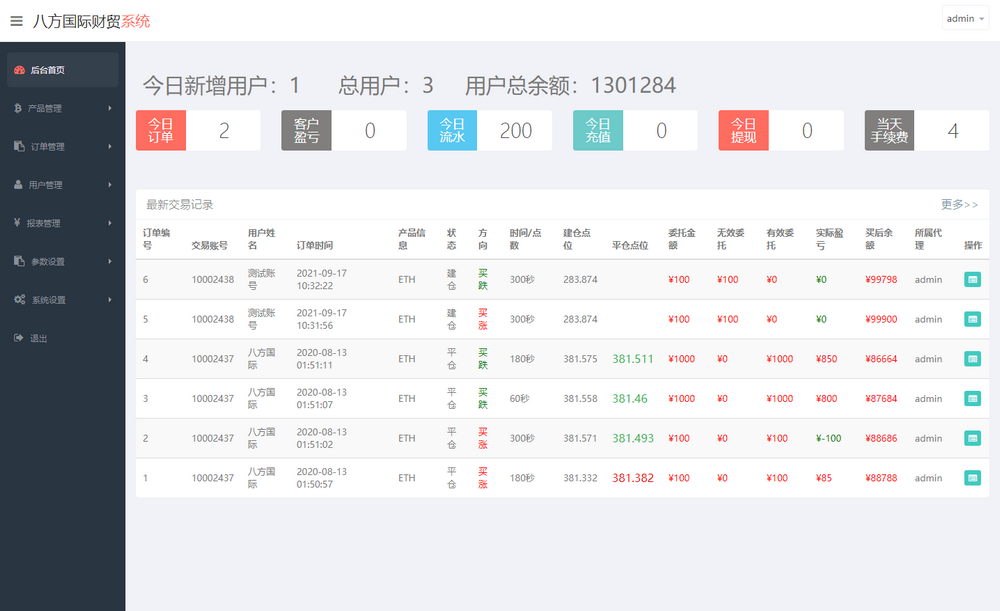 3語版匯匯通微盤usdt支付完美運營2次開發版+完整數據+K線正常