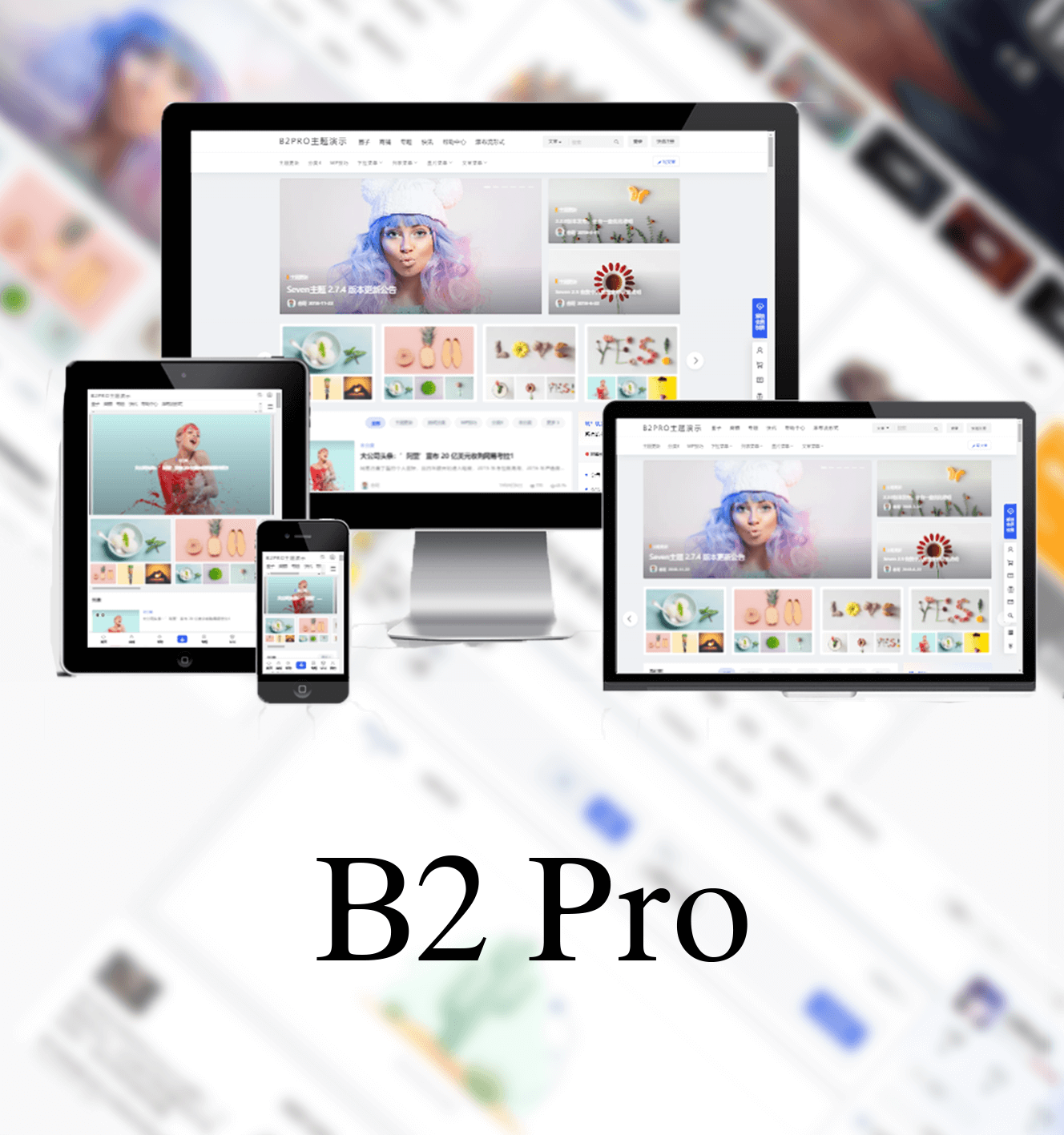 【WordPress】B2 Pro 主題5.2.0最新開心版/附帶官方包文件與授權文件