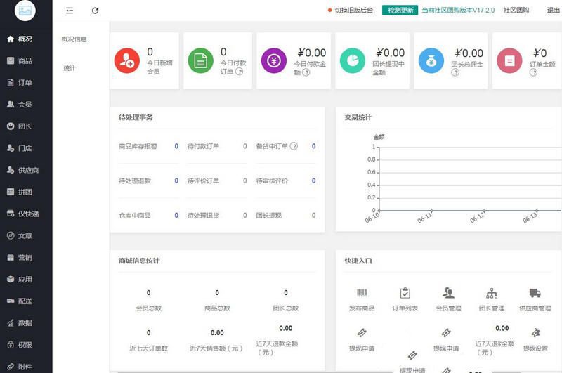 獅子魚社區團購獨立版V17.2.0+前端直播+接龍+分銷+商城+拼團+秒殺