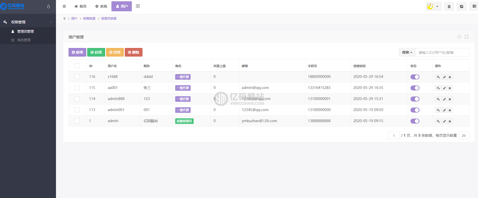 2021最新運營版thinkphp內核雙融金融系統源碼下載整套+推廣官網+分發頁插圖8