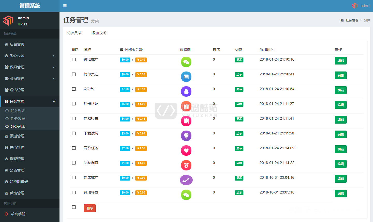 TP框架任務威客平臺源碼下載