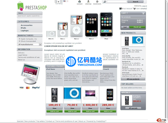 PrestaShop 開源網店系統 v1.7.6.8