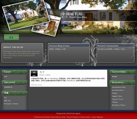 WordPress Real Estate模板__