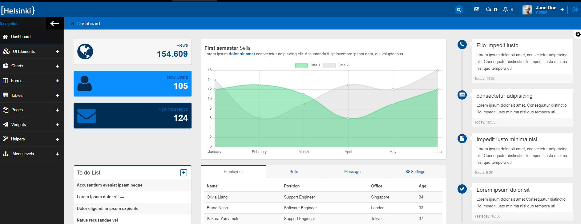 Helsinki高端Bootstrap HTML5模板_企業官網模板