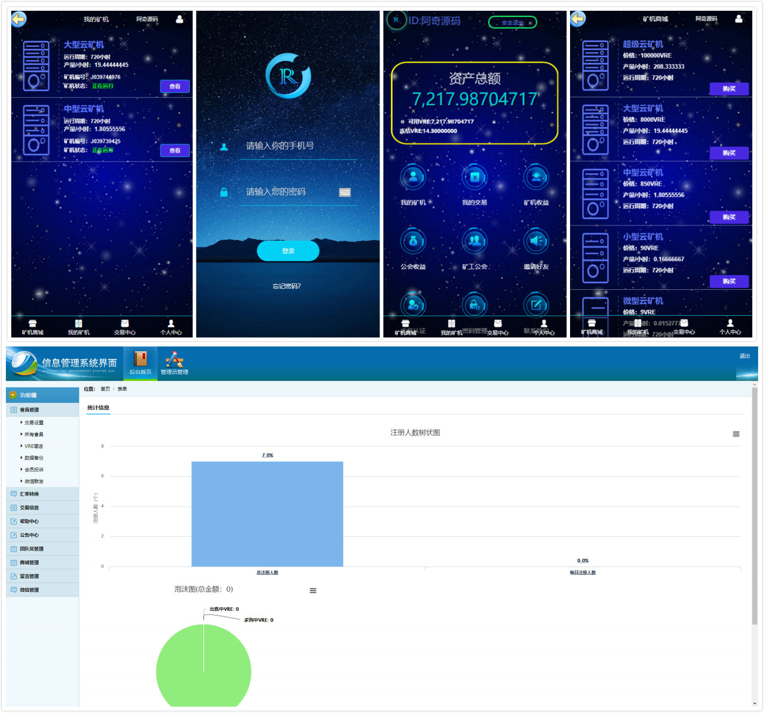 【GEC挖礦】區塊挖礦機系統+UI可隨意更改[帶有安裝說明]