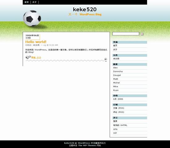 WordPress 足球世界盃__