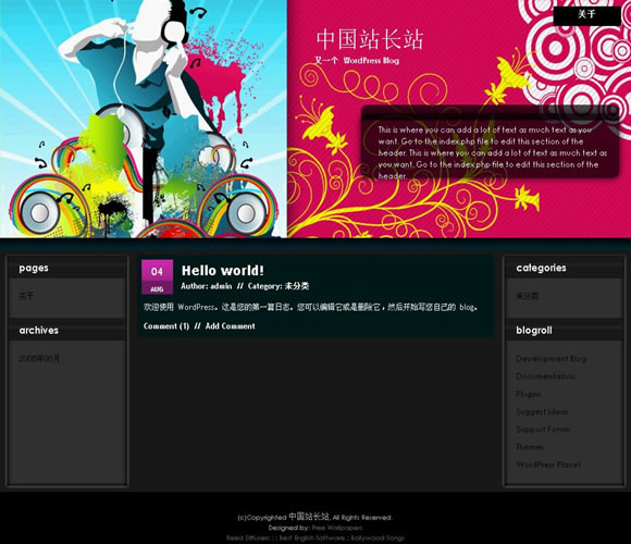 WordPress Pop Music模板__wordpress主題