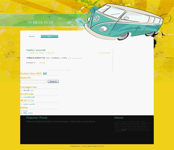 WordPress Vw Retro模板_Yunyiwl.com_wordpress模板插圖