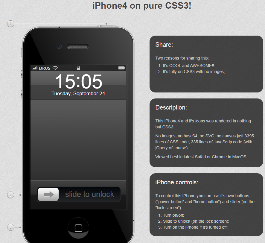 CSS3模擬iPhone4解鎖插件_php網站模板