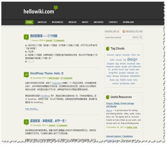 WordPress Hello年度佳10__wordpress主題