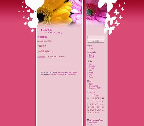 WordPress Sweet Blossoms__主題下載