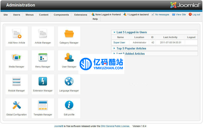 Joomla內容管理系統v3.9.22