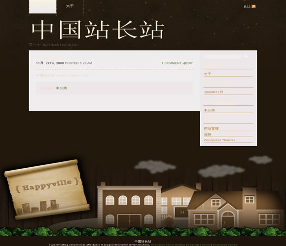 WordPress Happyville模板_Yunyiwl.com_wordpress模板插圖