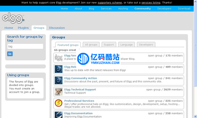 Elgg(開源SNS) v3.3.10