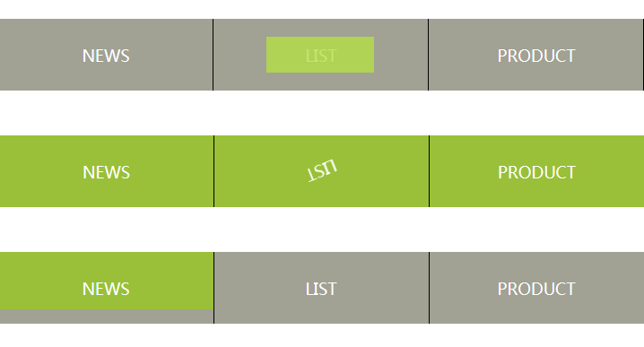 JQUERY CSS3實現鼠標懸停導航條動畫效果