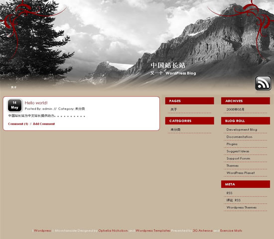 WordPress Mountainside模板_Yunyiwl.com_Yunyiwl.com插圖