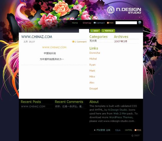 WordPress ndesign-studio__主題下載