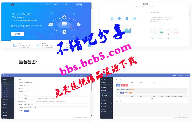 PHP聚合支付源碼第三第四放支付收款平臺ds