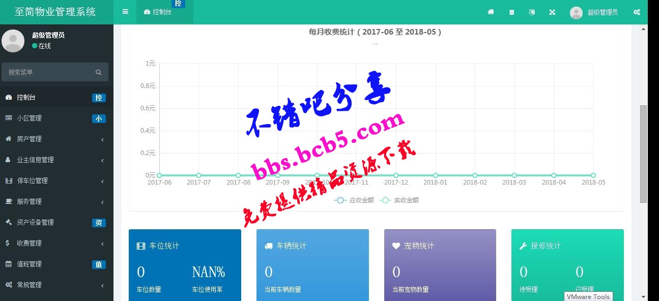 2020全新基於ThinkPHP5 + Bootstrap 傾力打造的多小區物業管理系統源碼