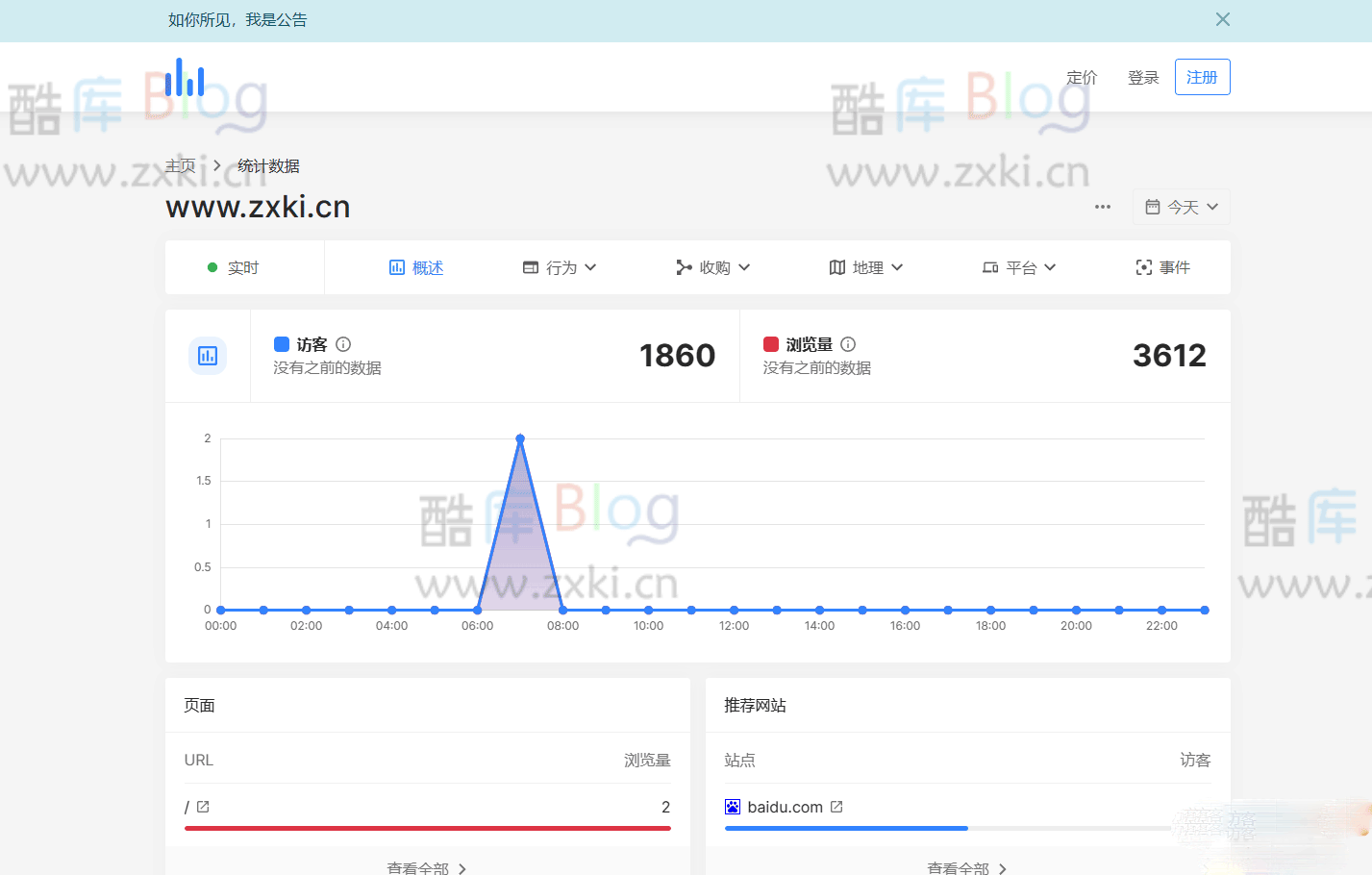 Software輕量網站統計分析系統源碼ds