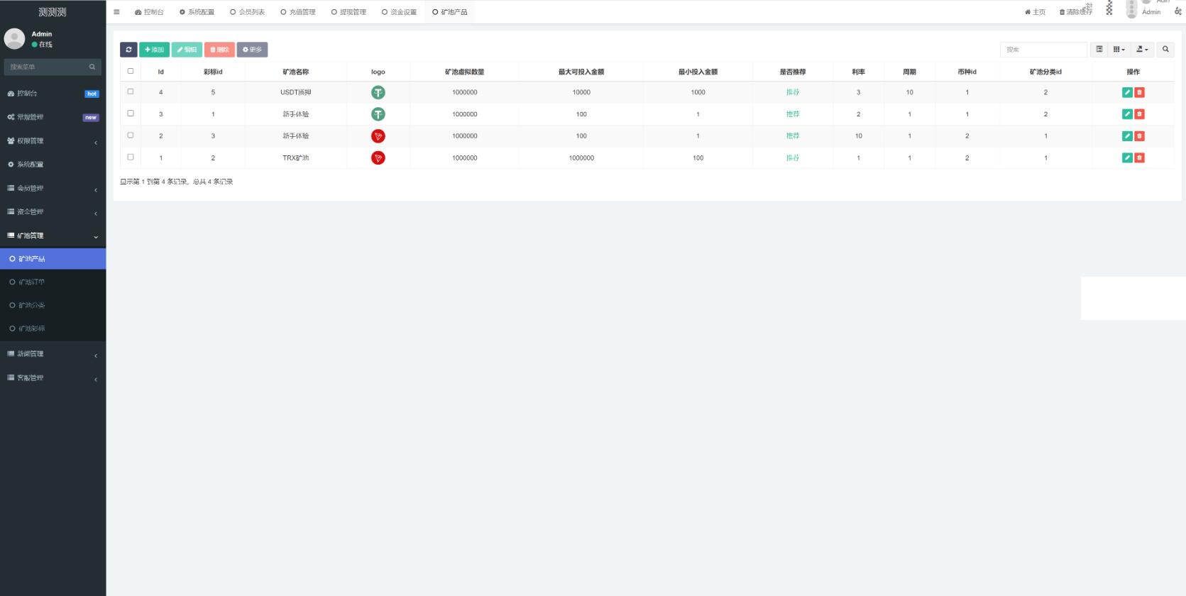 PHP多國語言挖礦源碼/區塊鏈投資理財/雲挖礦系統trx usdt理財源碼紅色UI插圖4