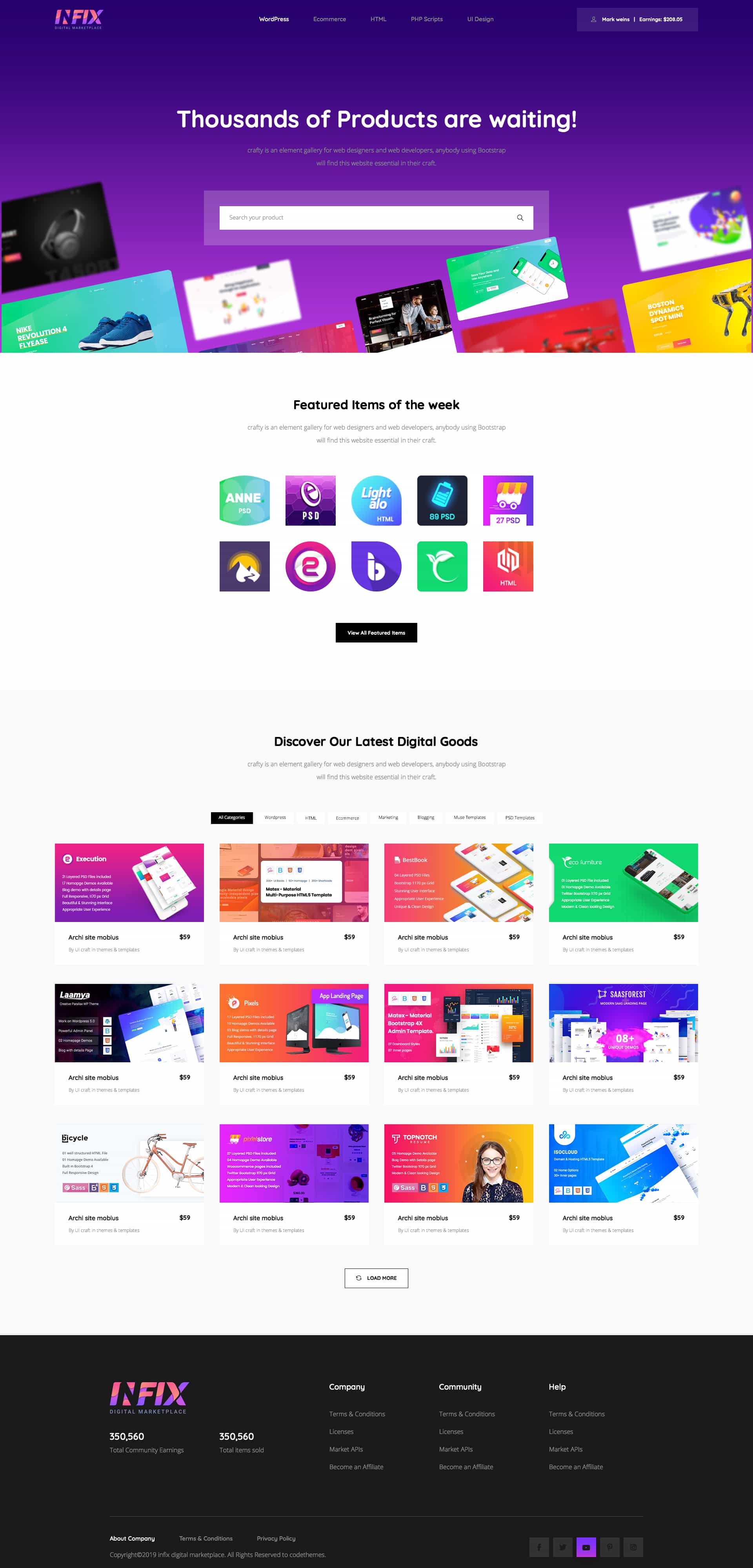 InfixHub v3.0 – 數字市場、虛擬商品商城系統源碼（Nulled）