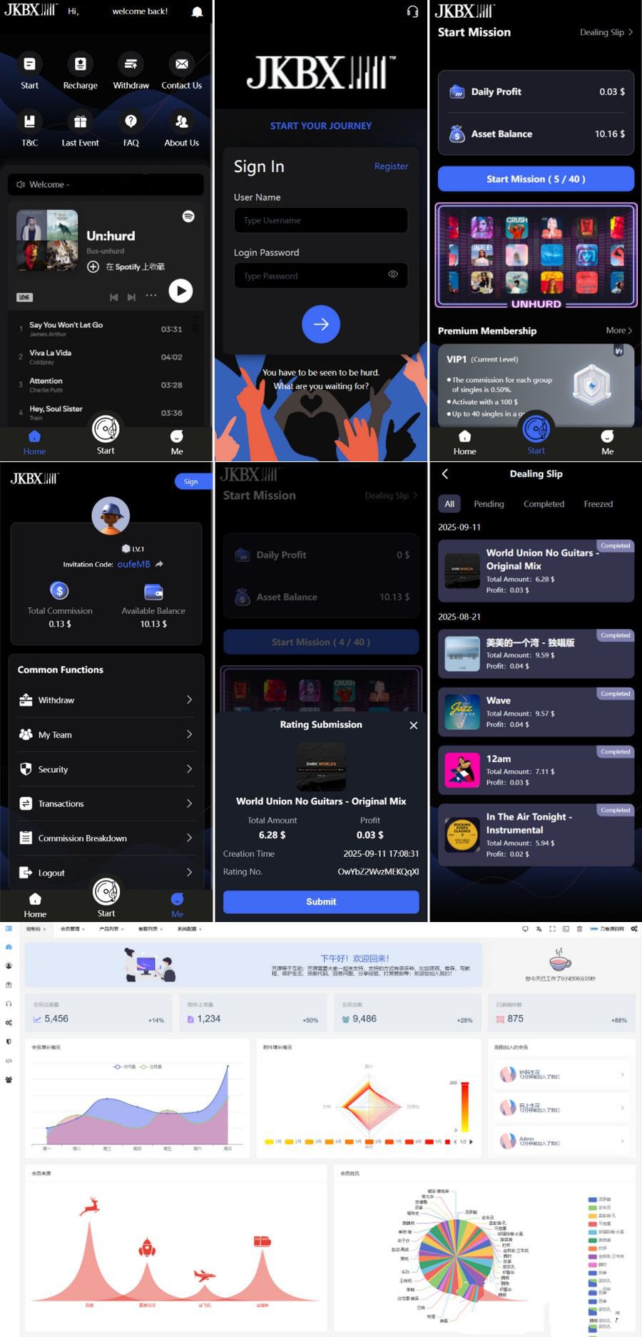 JKBX海外音樂刷單搶單源碼 Thinkphp框架 附教程