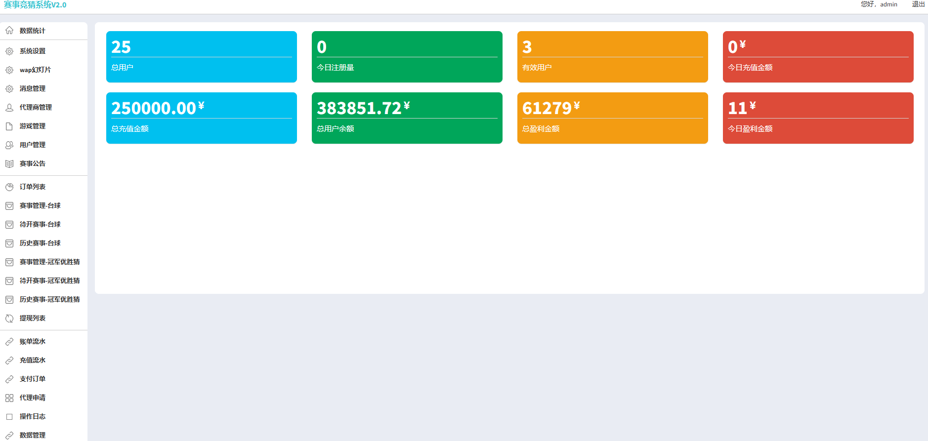 賽事競猜系統源碼/PHP+HTML遊戲檯球賽事競猜平臺插圖4