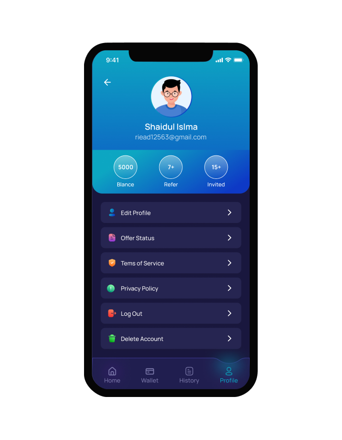 海外在線網賺APP源碼下載/在線賺錢Flutter應用插圖3