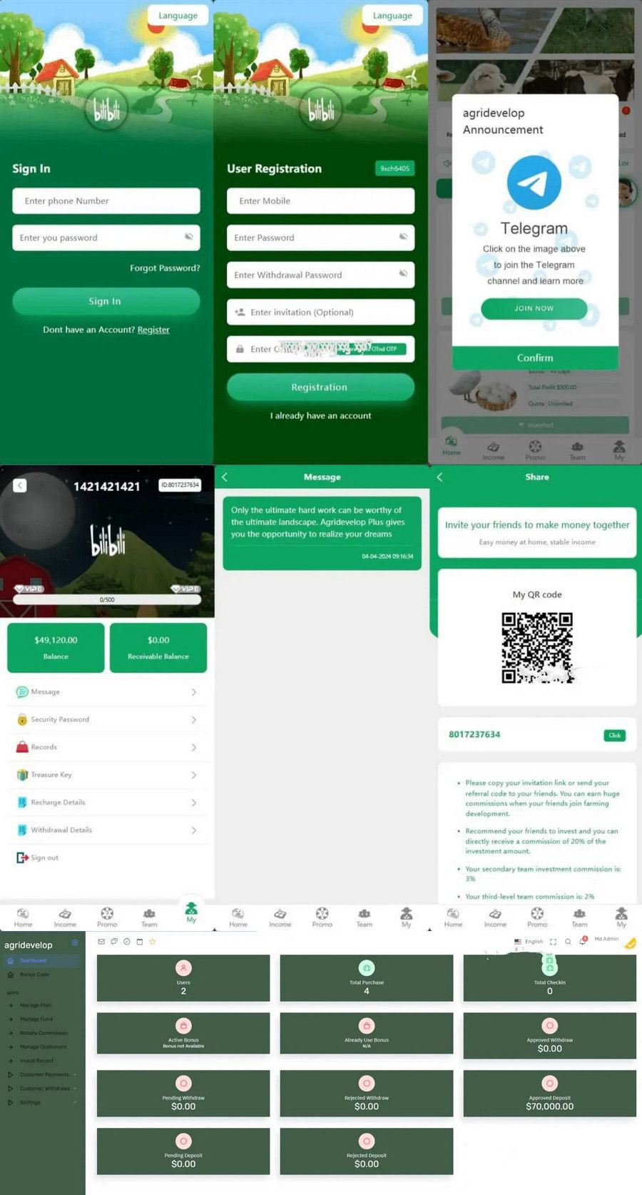 英文海外雞鴨養殖挖礦奶牛基金礦機投資理財源碼+搭建教程