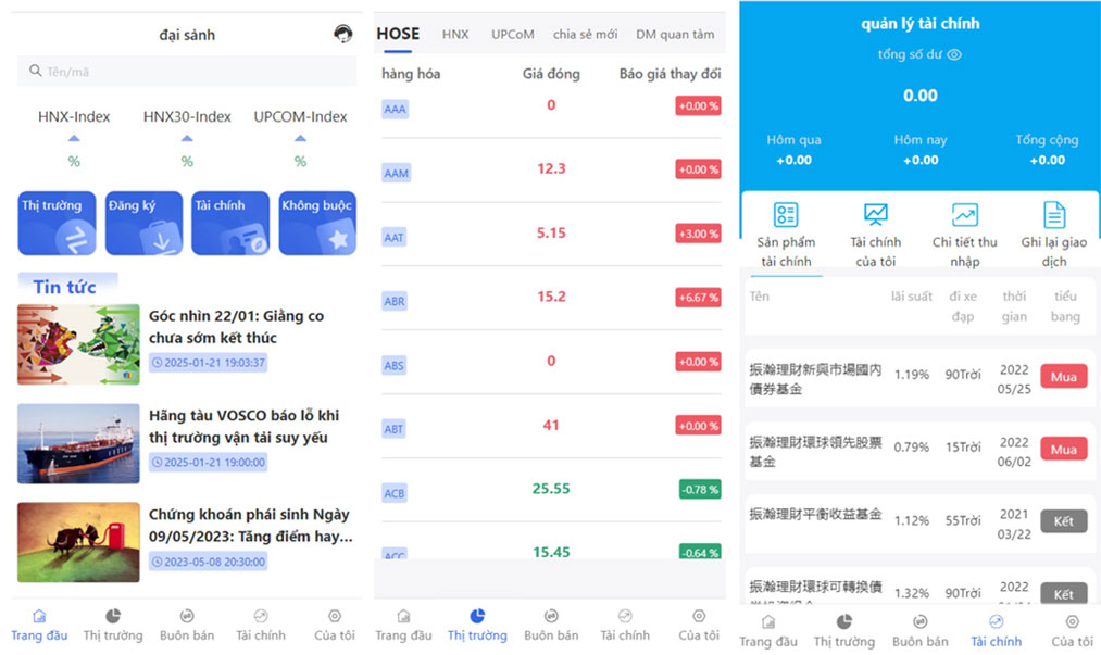 VUE版越南股票源碼（含開源工程與搭建教程）