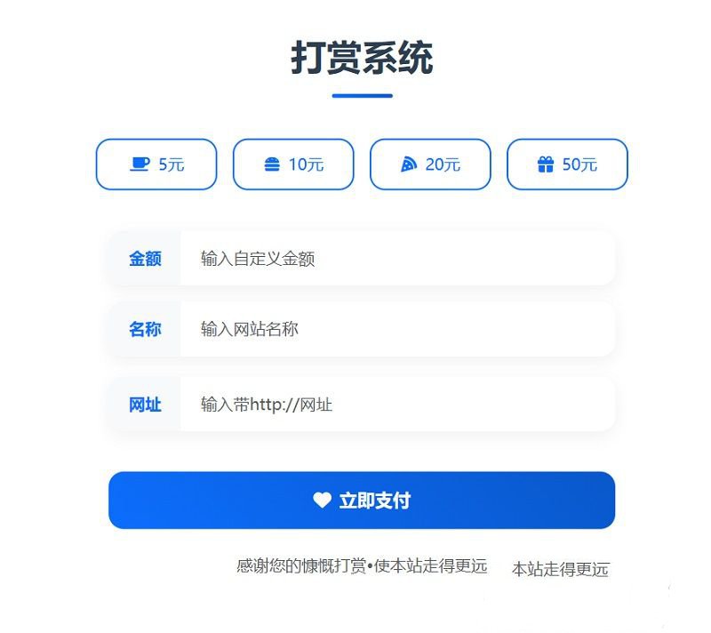 打賞排行榜源碼 打賞源碼WordPress