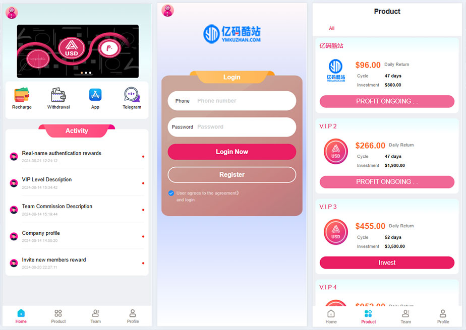 海外虛擬幣投資理財系統源碼下載/基於Laravel框架