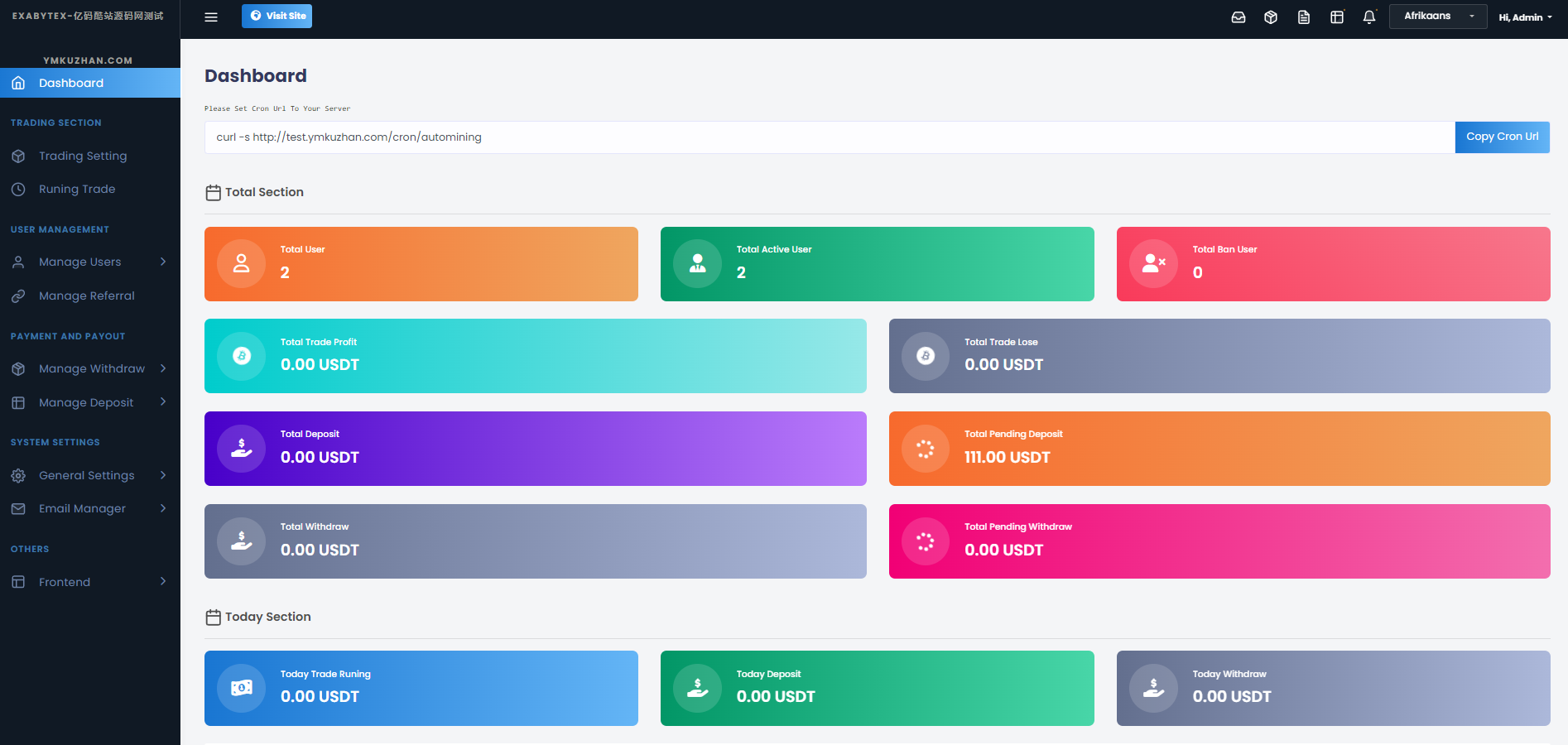 海外版 AI 量化交易系統源碼下載｜Laravel 區塊鏈投資理財平臺插圖2