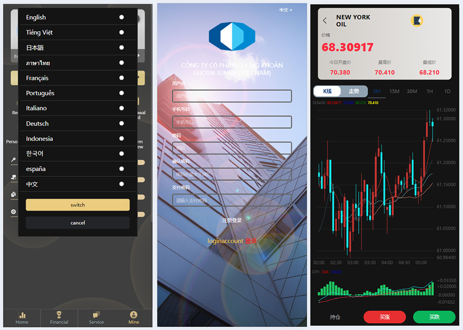 PHP國泰君安風格多語言微盤微交易所源碼二開版插圖2