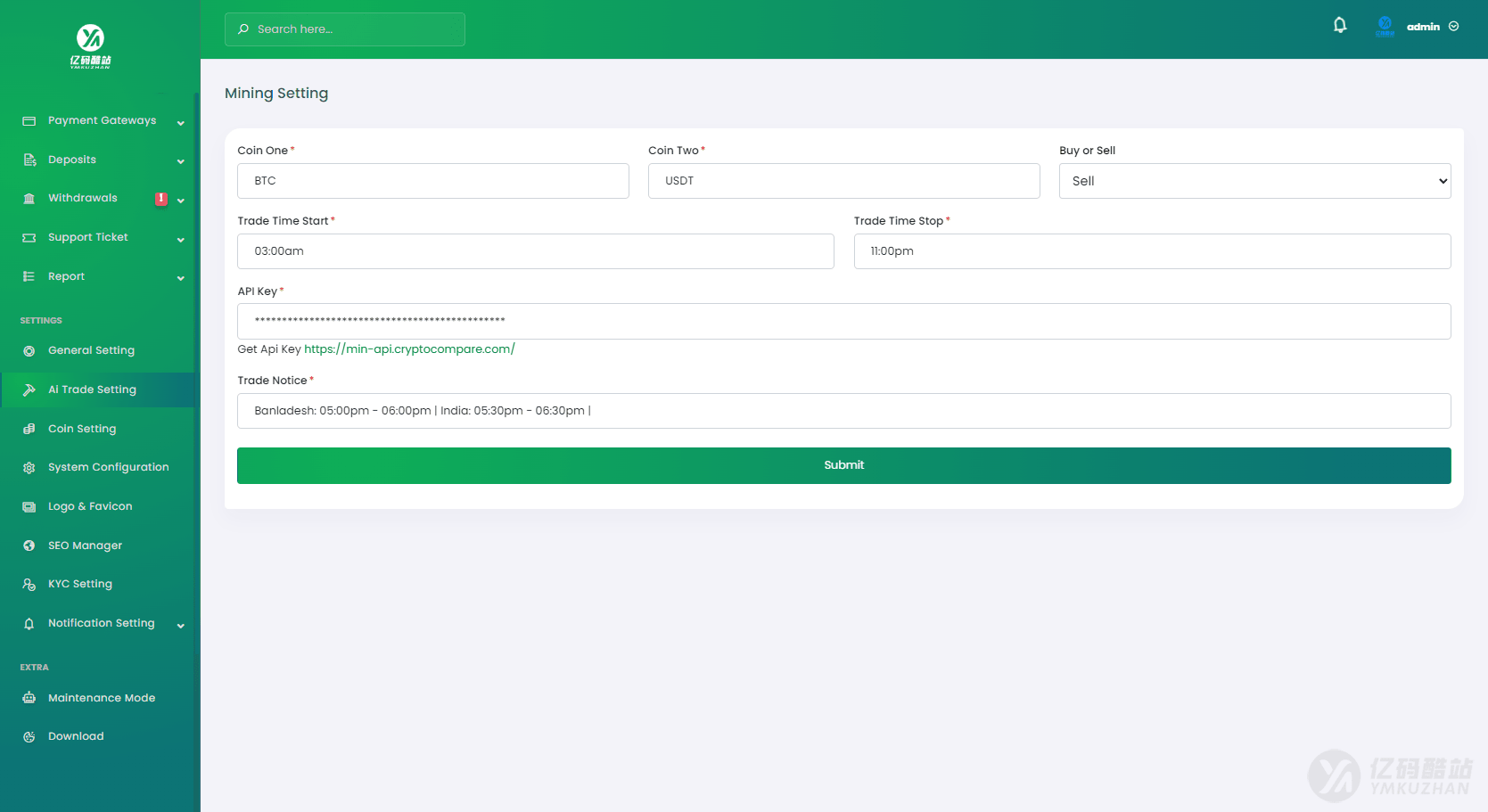 Laravel AI礦機系統源碼下載/虛擬幣理財系統/加密貨幣交易所插圖5