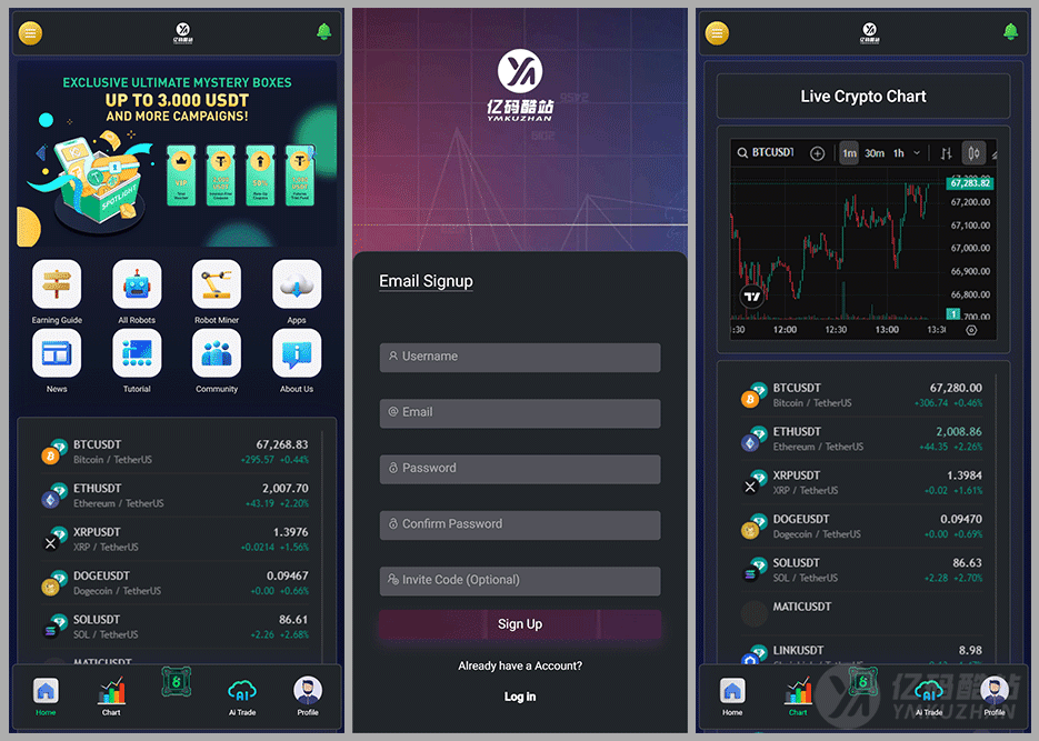 Laravel AI礦機系統源碼下載/虛擬幣理財系統/加密貨幣交易所插圖2